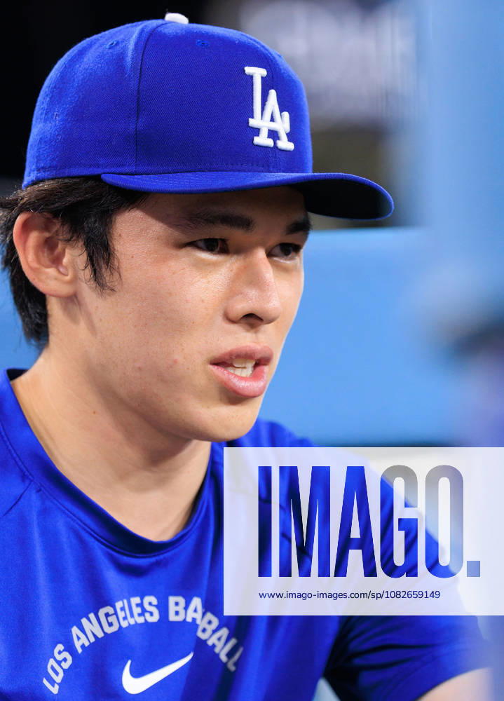 Roki Sasaki 11 of the Los Angeles Dodgers watches from the dugout during a regular-season MLB, Baseball Herren, USA game against the Cincinnati Reds on Tuesday September 8, 2026 at Dodger Stadium in Los Angeles, California. Dodgers defeat Reds, 3-2. JAVIER ROJAS PI Los Angeles USA - ZUMAp124 20260908_zaa_p124_021