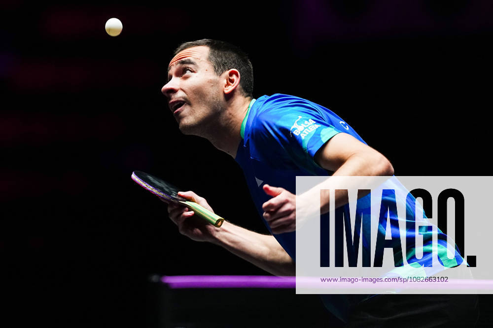 MACAO, Sept. 8, 2026 -- Hugo Calderano competes during the men s singles first round match between Hugo Calderano of Brazil and Nicholas Lum of Australia at the 2026 World Table tennis, Tischtennis WTT Champions Macao in Macao, south China, Sept. 8, 2026. SPCHINA-MACAO-TABLE TENNIS-WTT-MEN S SINGLES CN CheongxKamxKa (SP)CHINA-MACAO-TABLE TENNIS-WTT-MEN S SINGLES (CN) IMAGO CheongxKamxKa imago images 0866314618