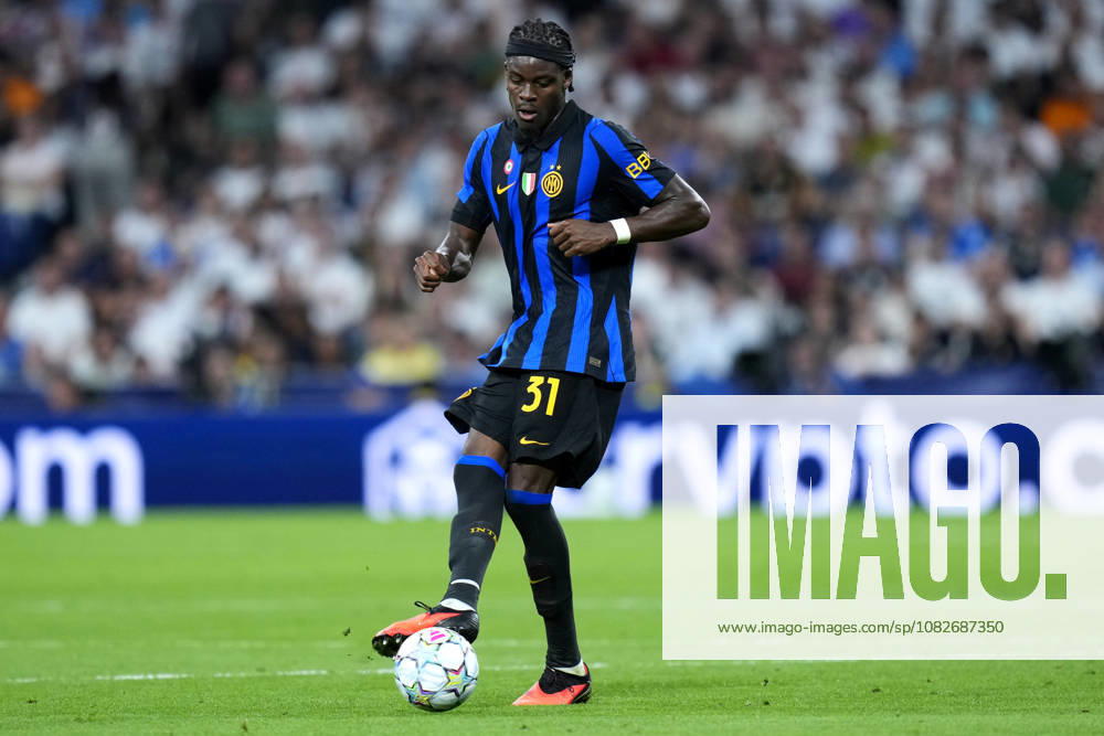 ESP: Real Madrid - Inter Milan. UEFA Champions League. Matchday 1 Yann-Aurel Bisseck of Inter Milan during the UEFA Champions League match, matchday 1, between Real Madrid and FC Inter de Milan played at Santiago Bernabeu Stadium on 8 Sep, 2026 in Madrid, Spain. kpng