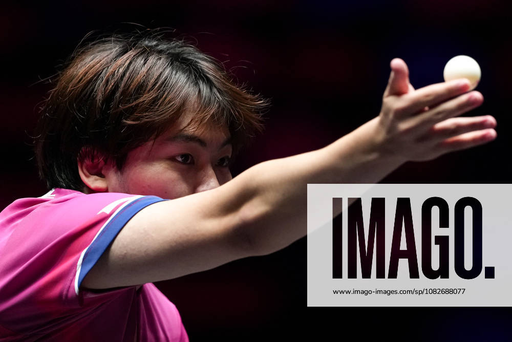 (260909) -- MACAO, Sept. 9, 2026 -- Matsushima Sora serves during the men s singles round of 32 match between Matsushima Sora of Japan and Tom Jarvis of England at the 2026 World Table tennis, Tischtennis (WTT) Champions Macao in Macao, south China, Sept. 9, 2026. ) (SP)CHINA-MACAO-TABLE TENNIS-WTT-MEN S SINGLES (CN) CheongxKamxKa