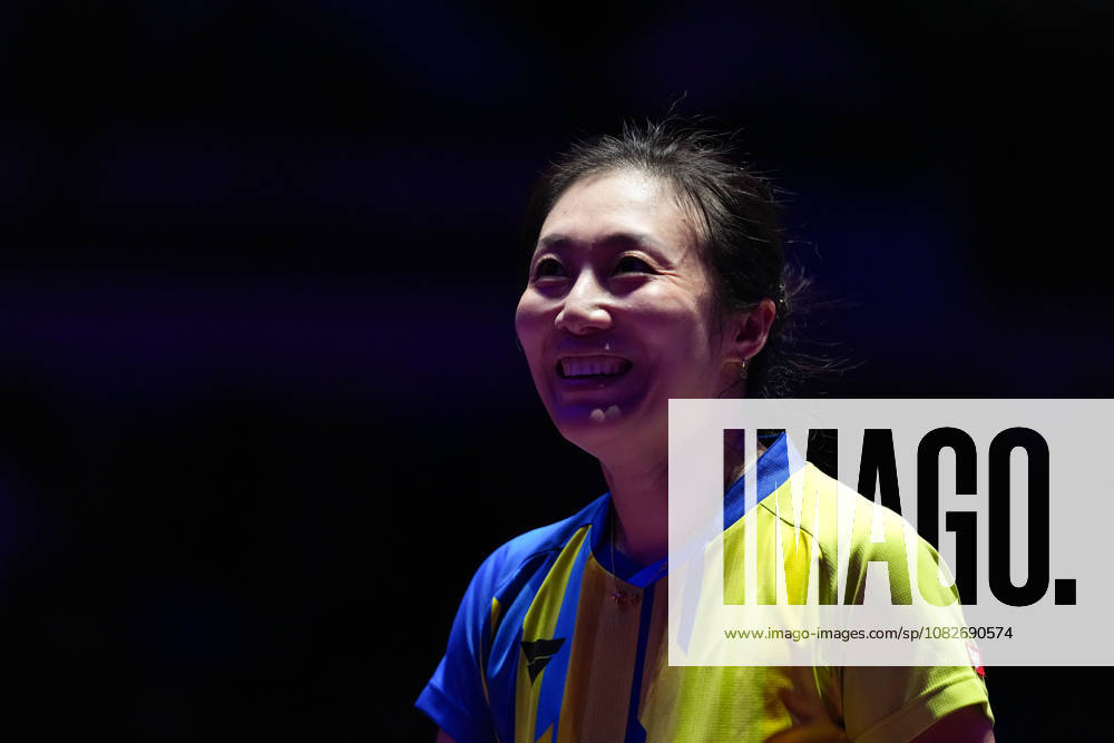 (260909) -- MACAO, Sept. 9, 2026 -- Han Ying reacts after the women s singles round of 32 match between Kuai Man of China and Han Ying of Germany at the 2026 World Table tennis, Tischtennis (WTT) Champions Macao in Macao, south China, Sept. 9, 2026. ) (SP)CHINA-MACAO-TABLE TENNIS-WTT-WOMEN S SINGLES (CN) CheongxKamxKa