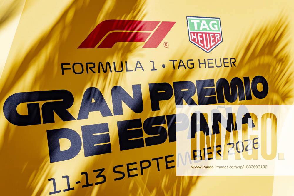MADRID Logo of the Gran Premio de Espana during the Formula 1 race in Madrid on September 9, 2026, in Madrid, Spain. Photo by DeFodi Images