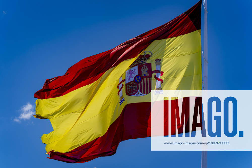 MADRID The flag of Spain during the Spanish Formula 1 Grand Prix at the Madrid circuit on September 9, 2026, in Madrid, Spain. Photo by DeFodi Images