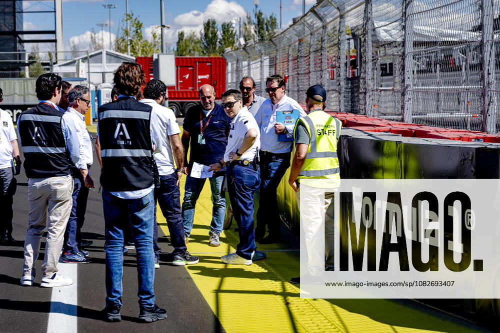 MADRID: Final checks on the circuit during the Formula 1 Spanish Grand Prix at the Madrid Circuit on September 9, 2026, in Madrid, Spain. Photo by DeFodi Images