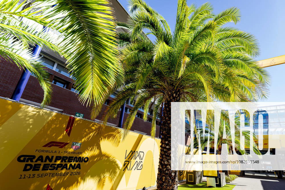 MADRID Palm trees during the Formula 1 Spanish Grand Prix on September 9, 2026, in Madrid, Spain. Photo by DeFodi Images