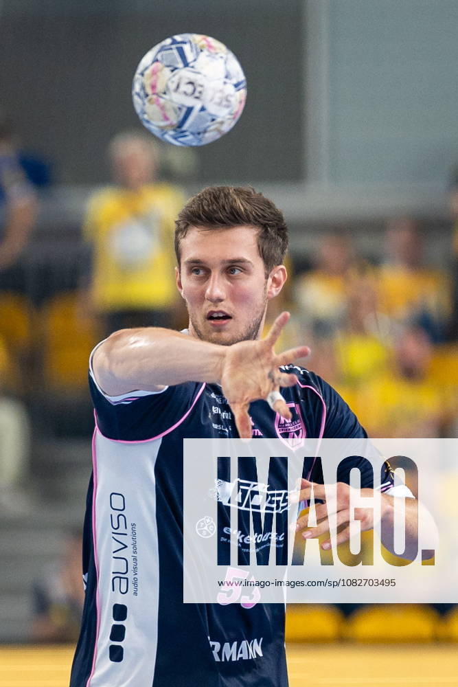 Kielce 09.09.2026. Handball EHF Champions League season 2026 2027 round 1 match between Industria Kielce and HC Kriens-Luzern in Kielce, Poland --- Pilka reczna EHF Liga Mistrzow sezon 2026 2027 kolejka 1 mecz : Industria Kielce - HC Kriens-Luzern Persons Shown : Mykola Bilyk Photo by Igor Jakubowski Arena Akcji NEWSPIX.PL --- newspix.pl