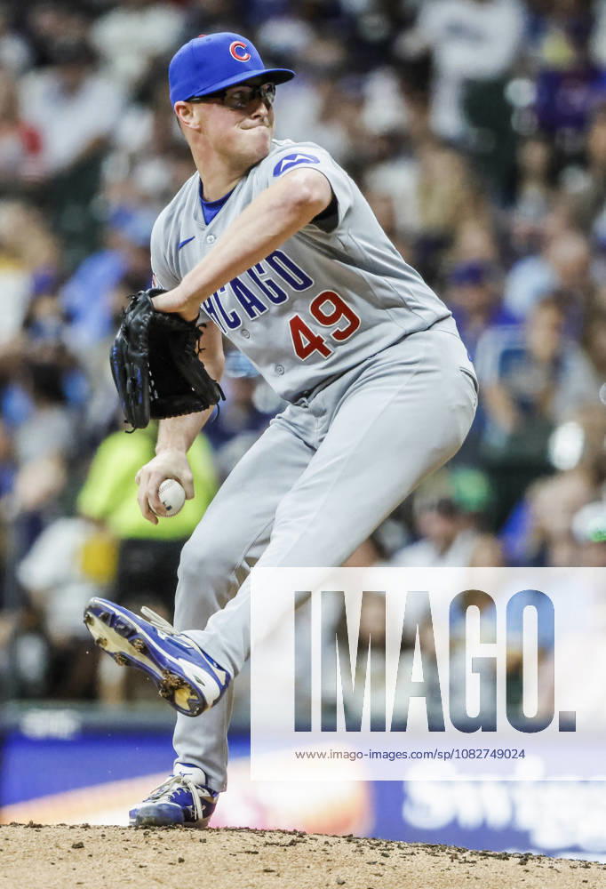 Chicago Cubs relief pitcher Trent Thornton throws in the fifth inning of the MLB, Baseball Herren, USA game between the Chicago Cubs and the Milwaukee Brewers at American Family Field in Milwaukee, Wisconsin on Wednesday, September 9, 2026. MIL20260909822 TANNENxMAURY