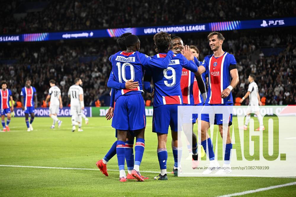 Dembélé, Ousmane, Torres, Ferran, Pacho, Willian, Ruiz, Fabián FOOTBALL 2026 CHAMPIONS LEAGUE PSG SLOVAN BRATISLAVA 6–1 PARC DES PRINCES PARIS FRANCE September 9, 2026 MANTEY STEPHANE 5 0 Torres Ferran hat trick PARIS PARC DES PRINCES France GermanyxJapanxUKxFrancexBelgiumxOUT