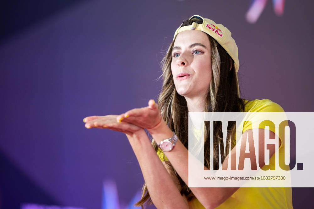 Yaroslava Mahuchikh of Ukraine arrives on the red carpet during a media day for the 2026 World Athletics Ultimate Championship on September 10, 2026 in Budapest. Photo by Joel Marklund, BILDBYRAN. Code: JM JM0849 bbeng track and field athletics friidrett 2026 World Athletics Ultimate Championship Budapest 26
