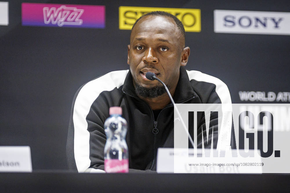 Usain Bolt (JAM) during the opening press conference, PK, Pressekonferenz of the World Athletics Ultimate Championships at Gyula Zsivotzky National Athletics Centre on September 10, 2026 in Budapest, Hungary. Hungary