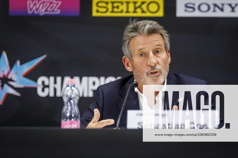 World Athletics President, Lord Sebastian Coe during the opening press conference, PK, Pressekonferenz of the World Athletics Ultimate Championships at Gyula Zsivotzky National Athletics Centre on September 10, 2026 in Budapest, Hungary. Hungary