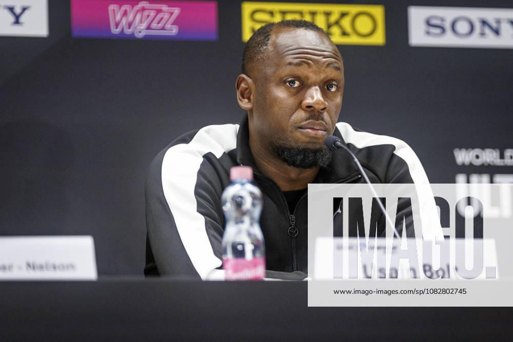 Usain Bolt (JAM) in the opening press conference, PK, Pressekonferenz of the World Athletics Ultimate Championships at Gyula Zsivotzky National Athletics Centre on September 10, 2026 in Budapest, Hungary. Hungary