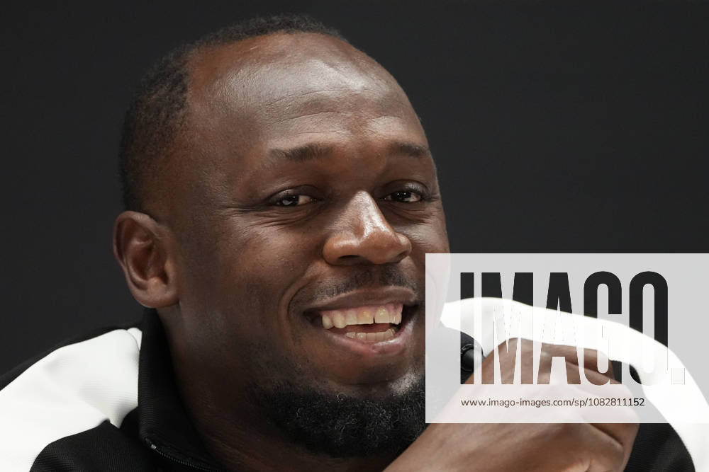 World Athletics Ultimate Championship in Budapest, Hungary Usain Bolt of Jamaica speaks during a press conference, PK, Pressekonferenz at the Gyula Zsivotzky National Athletics Centre ahead of the inaugural World Athletics Ultimate Championship in Budapest, Hungary on September 10, 2026. BUDAPEST HUNGARY