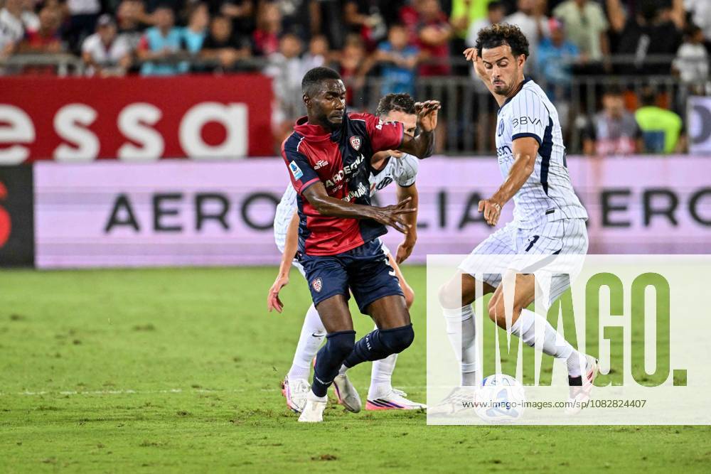 SOCCER - Serie A - Cagliari Calcio vs. Inter - FC Internazionale Photo by IPA ABACAPRESS.COM88349050 - Alieu Fadera of Cagliari Calcio during the Cagliari Calcio vs. Inter - FC Internazionale Serie A soccer match in Cagliari, Italy, on August 30, 2026 Cagliari Italy