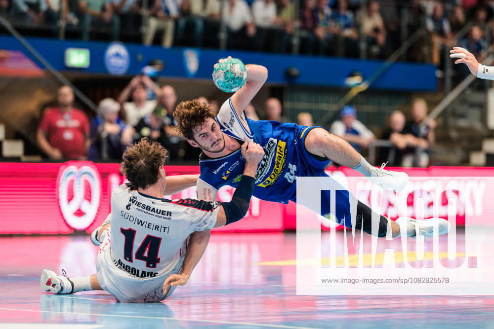 Stephan Seitz, ThSV Eisenach, 44; Fynn Luca Nicolaus, SG BBM Bietigheim, 14 (GER); ThSV Eisenach vs. SG BBM Bietigheim, 1st Opel Handball Bundesliga, Handball, Matchday 4, 2026–2027 season, 7:00 p.m., September 10, 2026 GER, ThSV Eisenach vs. SG BBM Bietigheim, 1st Opel Handball Bundesliga, Handball, Matchday 4, 2026–2027 season, 7:00 p.m., September 10, 2026, Eisenach