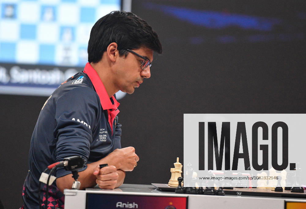 Global Chess League 2026 Anish Giri of the Netherlands, playing for Alpine APL Pipers, competes against Levon Aronian of Armenia, playing for Ganges Grandmasters, during Match 21 of the Global Chess League 2026 in Bengaluru, India, on September 10, 2026. Bengaluru Karnataka India