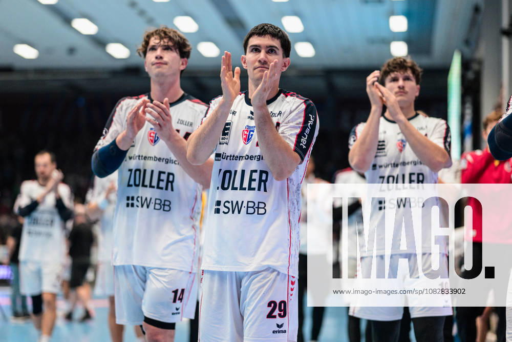 Moritz Strosack, SG BBM Bietigheim, 29; Fynn Luca Nicolaus, SG BBM Bietigheim, 14; Jonas Josef, SG BBM Bietigheim, 10 (GER), ThSV Eisenach vs. SG BBM Bietigheim, 1st Opel Handball Bundesliga, Handball, Matchday 4, 2026–2027 season, 7:00 p.m., September 10, 2026 (GER), ThSV Eisenach vs. SG BBM Bietigheim, 1st Opel Handball Bundesliga, Handball, Matchday 4, 2026–2027 season, 7:00 p.m., September 10, 2026 GER, Eisenach
