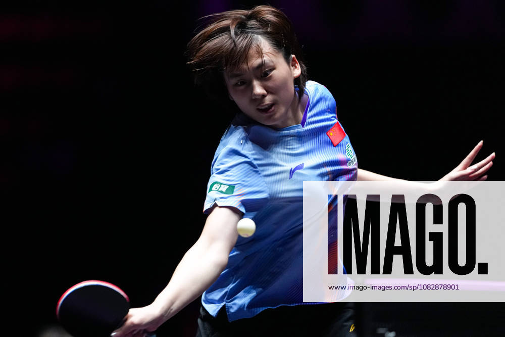 (260911) -- MACAO, Sept. 11, 2026 -- Chen Yi of China hits a return during the women s singles round of 16 match between Chen Yi of China and Elizabet Abraamian of Russia at the 2026 World Table tennis, Tischtennis (WTT) Champions Macao in Macao, south China, Sept. 11, 2026. ) (SP)CHINA-MACAO-TABLE TENNIS-WTT-WOMEN S SINGLES (CN) CheongxKamxKa