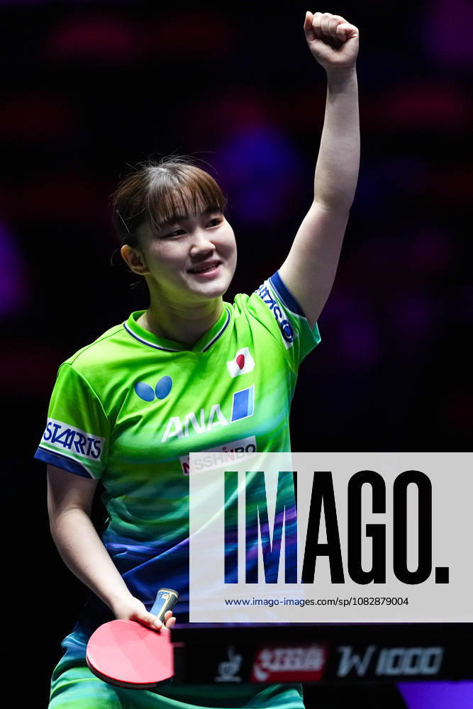 (260911) -- MACAO, Sept. 11, 2026 -- Odo Satsuki of Japan celebrates after the women s singles round of 16 match between Odo Satsuki of Japan and Cheng I-Ching of Chinese Taipei at the 2026 World Table tennis, Tischtennis (WTT) Champions Macao in Macao, south China, Sept. 11, 2026. ) (SP)CHINA-MACAO-TABLE TENNIS-WTT-WOMEN S SINGLES (CN) CheongxKamxKa