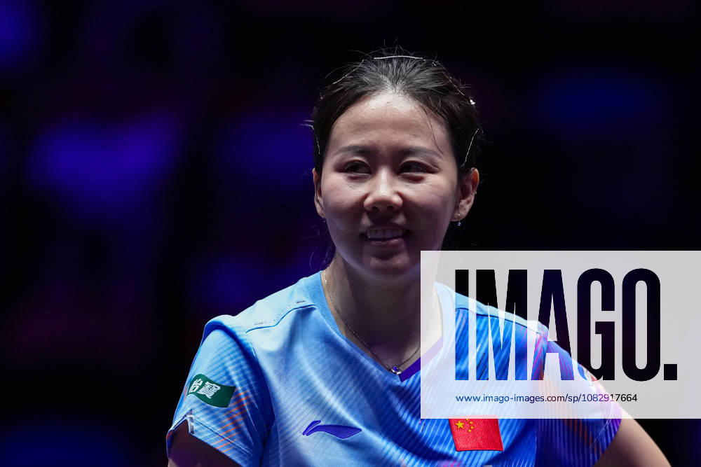 (260911) -- MACAO, Sept. 11, 2026 -- Chen Xingtong reacts after the women s singles round of 16 match between Chen Xingtong of China and Hana Goda of Egypt at the 2026 World Table tennis, Tischtennis (WTT) Champions Macao in Macao, south China, Sept. 11, 2026. ) (SP)CHINA-MACAO-TABLE TENNIS-WTT-WOMEN S SINGLES (CN) CheongxKamxKa