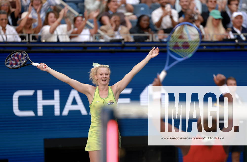 US Open tennis tournament - Day 13 Katerina Siniakova of Czech Republic (L) and Taylor Townsend of United States celebrate after winning against Ashlyn Krueger of United States and Robin Montgomery of United States during the Women s Doubles Final match at Arthur Ashe Stadium in the USTA Billie Jean King National Tennis Center in Flushing Meadows, New York, USA, 11 September 2026. FLUSHING MEADOWS NEW YORK United States