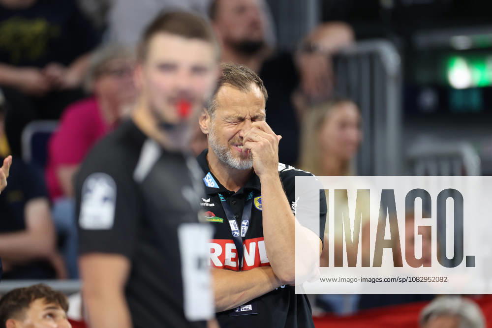 Maik Machulla, Rhein Neckar Löwen, Head Coach, Rhein Neckar Löwen vs. HBW Balingen Weilstetten, Handball, Bundesliga, Matchday 4, 2026–2027, September 11, 2026, Rhein Neckar Löwen vs. HBW Balingen Weilstetten, Handball, Bundesliga, Matchday 4, 2026–2027, September 11, 2026, Mannheim