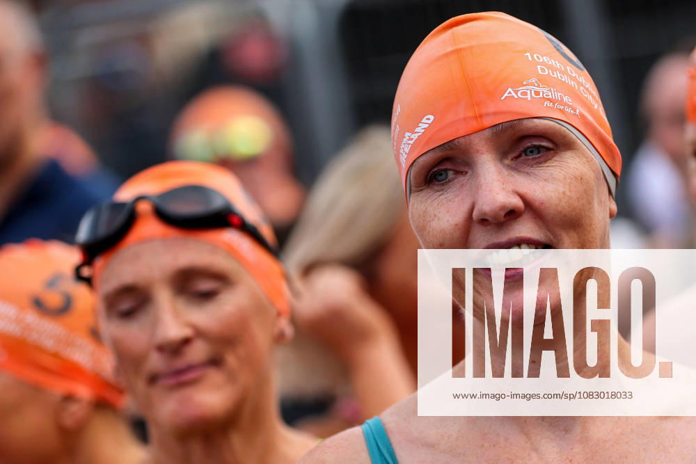 REPRO FREE *PRESS RELEASE NO REPRODUCTION FEE* 106th Dublin City Liffey Swim 2026, River Liffey, Dublin 12 9 2026 Linda Clarke ahead of the race Linda Clarke ahead of the race 12 9 2026