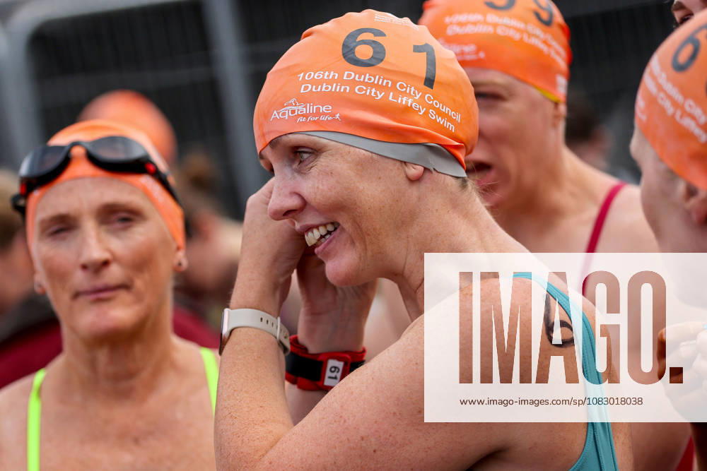 REPRO FREE *PRESS RELEASE NO REPRODUCTION FEE* 106th Dublin City Liffey Swim 2026, River Liffey, Dublin 12 9 2026 Linda Clarke ahead of the race Linda Clarke ahead of the race 12 9 2026