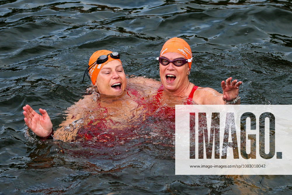 REPRO FREE *PRESS RELEASE NO REPRODUCTION FEE* 106th Dublin City Liffey Swim 2026, River Liffey, Dublin 12 9 2026 Eilis Burns and Eoin Foster Eilis Burns and Eoin Foster 12 9 2026