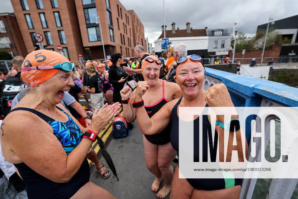 REPRO FREE *PRESS RELEASE NO REPRODUCTION FEE* 106th Dublin City Liffey Swim 2026, River Liffey, Dublin 12 9 2026 A view of competitors ahead of the race A view of competitors ahead of the race 12 9 2026