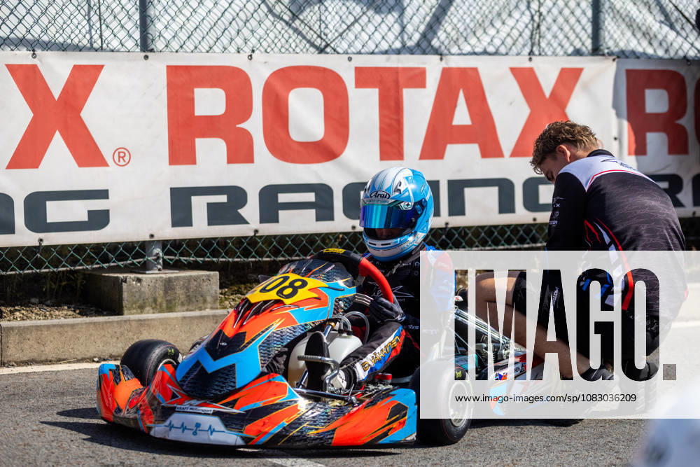 Daniel Hakkinen of Czech Republic (208) from Kraft Motorsport team competes in RMC Euro Trophy 2026 Karting Races, elimination rounds, on September 12, 2026, Steel Ring Trinec, Czech Republic. (CTKxPhoto VladimirxPrycek) CTKPhotoP2026091203755 CTKPhotoP2026091203755