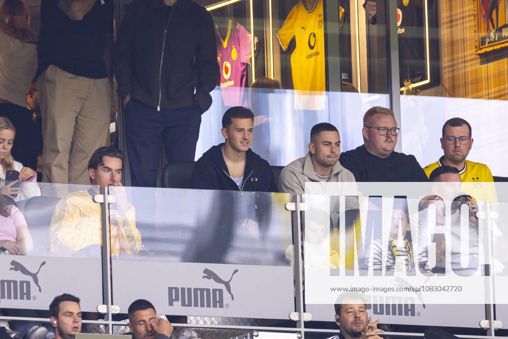 Soccer, Matchday 3 of the 1. Bundesliga, Borussia Dortmund vs. SC Paderborn, Konstantinos Karetsas, Borussia Dortmund watches the game from a box at Signal Iduna Park in Dortmund, North Rhine-Westphalia, Germany xRHR PHOTO DEx