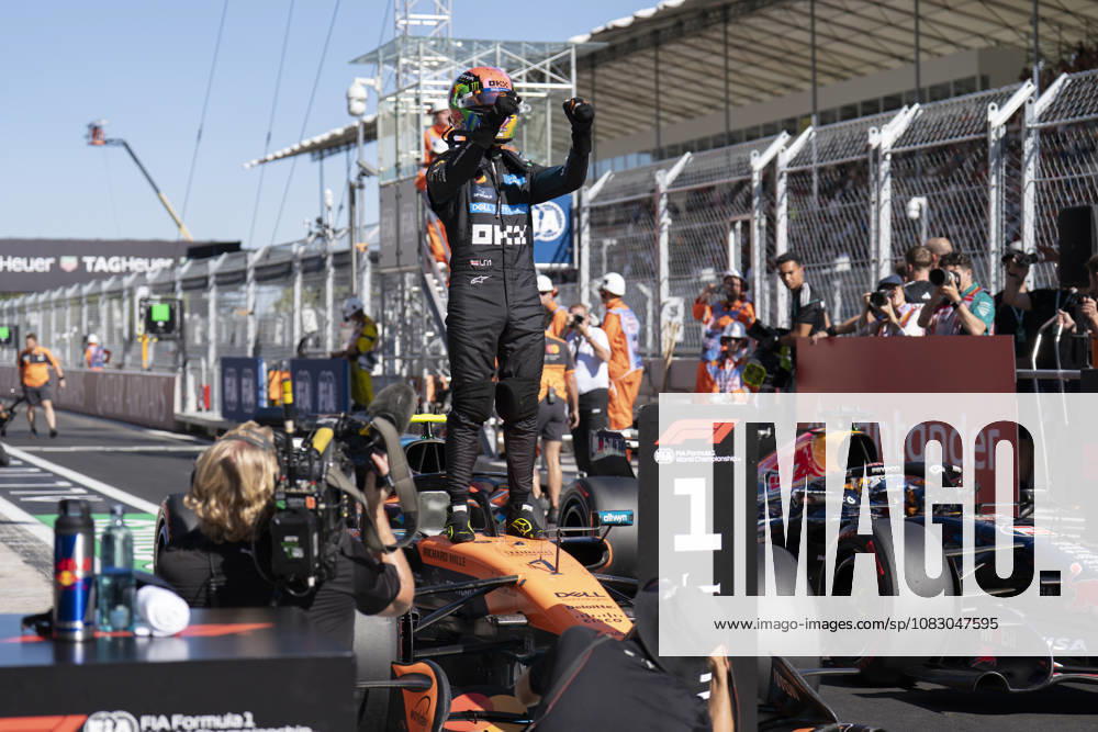 FORMULA 1 SPANISH GRAND PRIX 2026 Lando Norris (GBR) 1 McLaren celebrates pole position during the Formula 1 Tag Heuer Spanish Grand Prix 2026, Round 14 of the 2026 Formula 1 World Championship, WM, Weltmeisterschaft from 11th - 13th September 2026 at Madring, Madrid, Spain Credit: Eleanor Hoad Every Second Media Editorial use only. All images are copyright Every Second Media Limited. No images may be reproduced without prior permission.