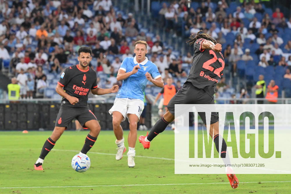 Foto IPP Luciano Adriani Roma 12 09 2026 Campionato di calcio Serie A Tim 2026-20267 Lazio vs Milan Nella foto: il primo gol di Diego Moreira del Milan Italy Photo Press - World Copyright Roma italy Italia ITALY