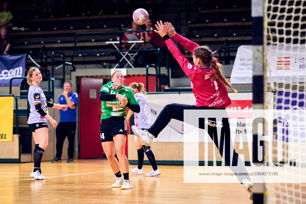MICHELLE STEFES Fuechse Berlin, 14, GER, Women s Handball Bundesliga 2, Fuechse Berlin vs. Rostocker HC Rostock Dolphins, 2026–27 Season, Matchday 3, September 12, 2026, GER, Women s Handball Bundesliga Division 2, Fuechse Berlin vs. Rostocker HC Rostock Dolphins, 2026–27 season, Matchday 3, September 12, 2026, Berlin