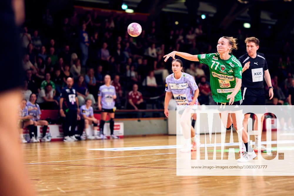 LEONI BASSINER Fuechse Berlin, 77, GER, Women s Handball Bundesliga 2, Fuechse Berlin vs. Rostocker HC Rostock Dolphins, 2026–27 season, Matchday 3, September 12, 2026, GER, Women’s Handball Bundesliga Division 2, Fuechse Berlin vs. Rostocker HC Rostock Dolphins, 2026–27 season, Matchday 3, September 12, 2026, Berlin
