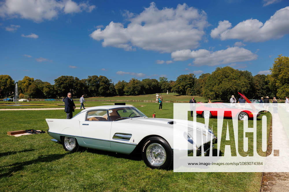 AUTO - CHANTILLY ARTS AND ELEGANCE 2026 Ferrari 410 Superamerica Coupà « Superfast » prototype de 1956 carrossà e par Pininfarina, during the 8th edition of the Chantilly Arts & Elegance - Richard Mille at the Domaine du Château de Chantilly, from September 12 to 13, 2026, in Chantilly, France - ChantillyFrance