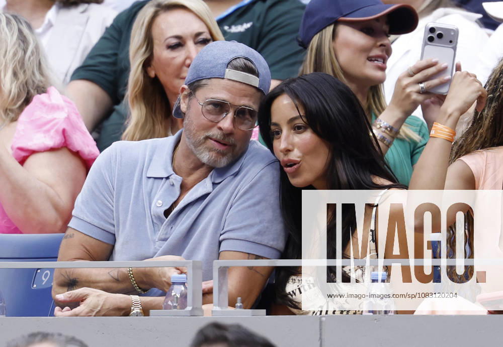 Actor Brad Pitt and girlfriend Ines de Ramon watch Elena Rybakina of Kazakhstan play Aryna Sabalenka of Belarus in the Women s Finals match in Arthur Ashe Stadium at the 2026 US Open Tennis Championship at the USTA Billie Jean King National Tennis Center in New York City on Saturday, September 12, 2026. Rybakina won with a score of 6-4, 5-7, 6-2. NYP20260912011 JOHNxANGELILLO