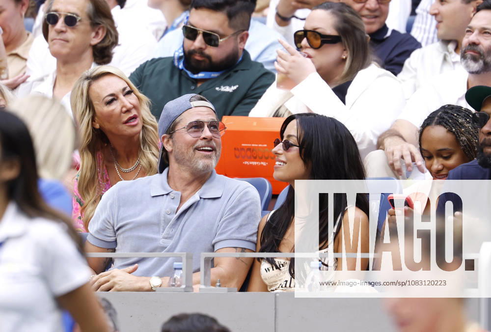 Actor Brad Pitt and girlfriend Ines de Ramon watch Elena Rybakina of Kazakhstan play Aryna Sabalenka of Belarus in the Women s Finals match in Arthur Ashe Stadium at the 2026 US Open Tennis Championship at the USTA Billie Jean King National Tennis Center in New York City on Saturday, September 12, 2026. Rybakina won with a score of 6-4, 5-7, 6-2. NYP20260912018 JOHNxANGELILLO