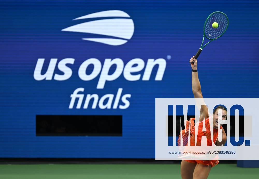 (260913) -- NEW YORK, Sept. 13, 2026 -- Aryna Sabalenka of Belarus competes during the women s singles final match between Aryna Sabalenka of Belarus and Elena Rybakina of Kazakhstan at the 2026 US Open tennis championships in New York, the United States, Sept. 12, 2026. ) (SP)U.S.-NEW YORK-TENNIS-US OPEN-WOMEN S SINGLES LixRui