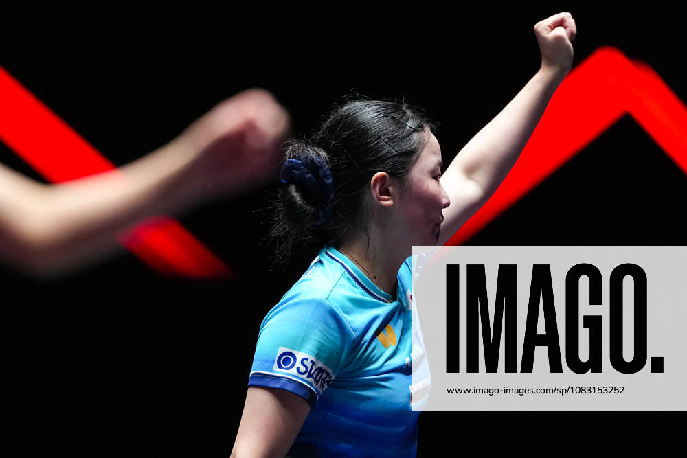 (260913) -- MACAO, Sept. 13, 2026 -- Harimoto Miwa reacts during the women s singles semifinal match between Harimoto Miwa of Japan and Chen Xingtong of China at the 2026 World Table tennis, Tischtennis (WTT) Champions Macao in Macao, south China, Sept. 13, 2026. ) (SP)CHINA-MACAO-TABLE TENNIS-WTT-WOMEN S SINGLES (CN) CheongxKamxKa