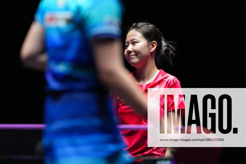 (260913) -- MACAO, Sept. 13, 2026 -- Chen Xingtong reacts during the women s singles semifinal match between Harimoto Miwa of Japan and Chen Xingtong of China at the 2026 World Table tennis, Tischtennis (WTT) Champions Macao in Macao, south China, Sept. 13, 2026. ) (SP)CHINA-MACAO-TABLE TENNIS-WTT-WOMEN S SINGLES (CN) CheongxKamxKa