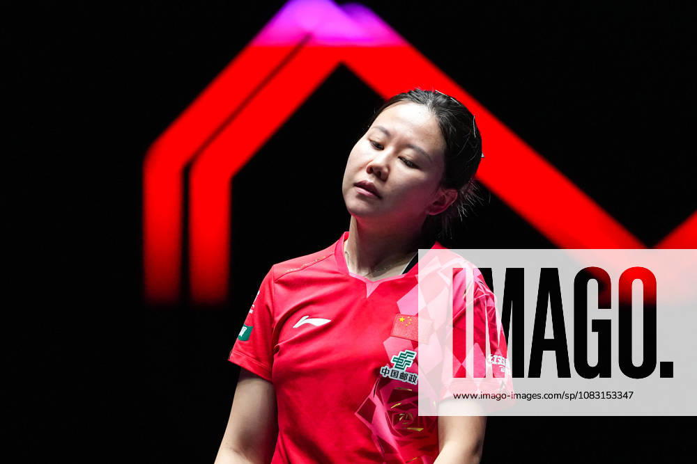 (260913) -- MACAO, Sept. 13, 2026 -- Chen Xingtong reacts during the women s singles semifinal match between Harimoto Miwa of Japan and Chen Xingtong of China at the 2026 World Table tennis, Tischtennis (WTT) Champions Macao in Macao, south China, Sept. 13, 2026. ) (SP)CHINA-MACAO-TABLE TENNIS-WTT-WOMEN S SINGLES (CN) CheongxKamxKa