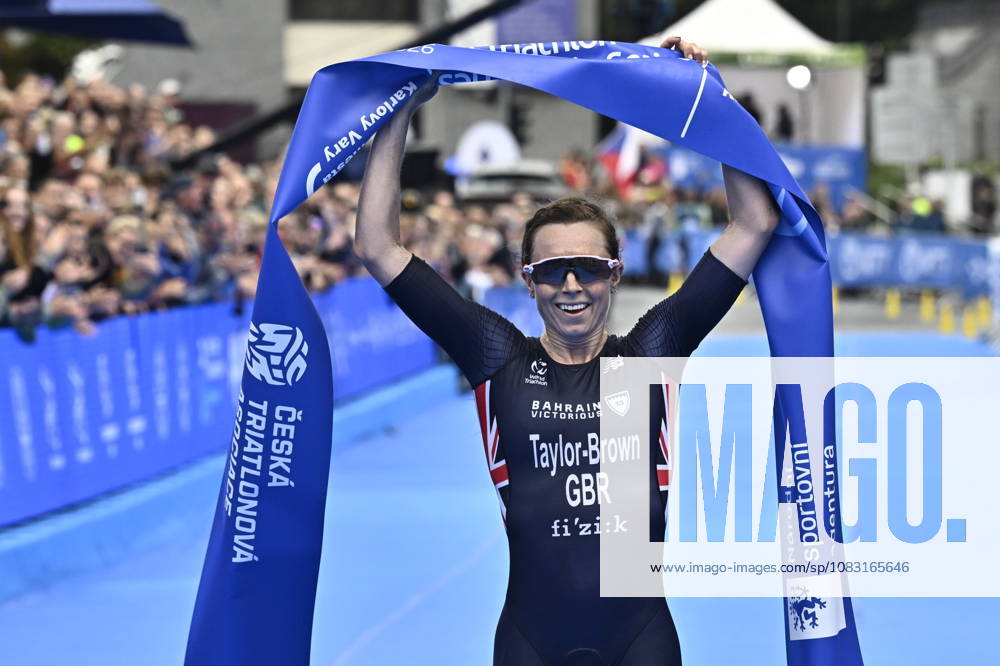 Triathlon World Championship, WM, Weltmeisterschaft races, women, September 13, 2026, Karlovy Vary. Winner Georgia Taylor-Brown of Britain. (CTKxPhoto OndrejxHajek) CTKPhotoP2026091302595 CTKPhotoP2026091302595
