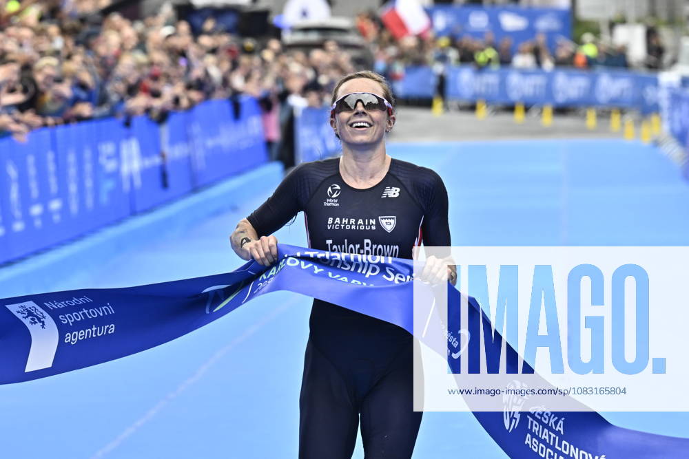 Triathlon World Championship, WM, Weltmeisterschaft races, women, September 13, 2026, Karlovy Vary. Winner Georgia Taylor-Brown of Britain. (CTKxPhoto OndrejxHajek) CTKPhotoP2026091302628 CTKPhotoP2026091302628