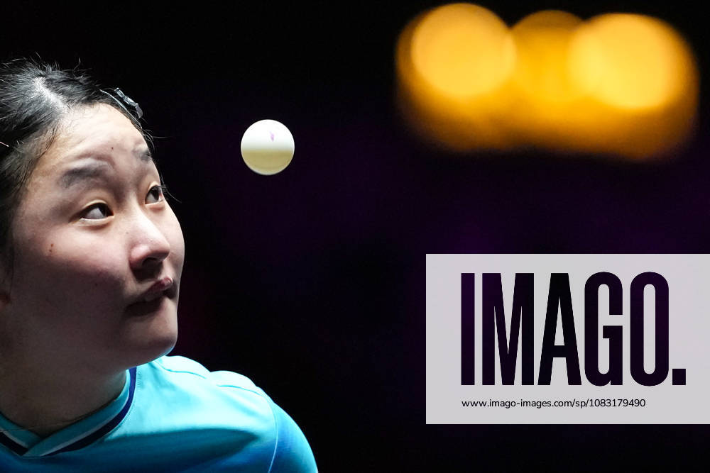 (260913) -- MACAO, Sept. 13, 2026 -- Harimoto Miwa of Japan serves during the women s singles final match against Chen Yi of China at the 2026 World Table tennis, Tischtennis (WTT) Champions Macao in Macao, south China, Sept. 13, 2026. ) (SP)CHINA-MACAO-TABLE TENNIS-WTT-WOMEN S SINGLES-FINAL (CN) CheongxKamxKa