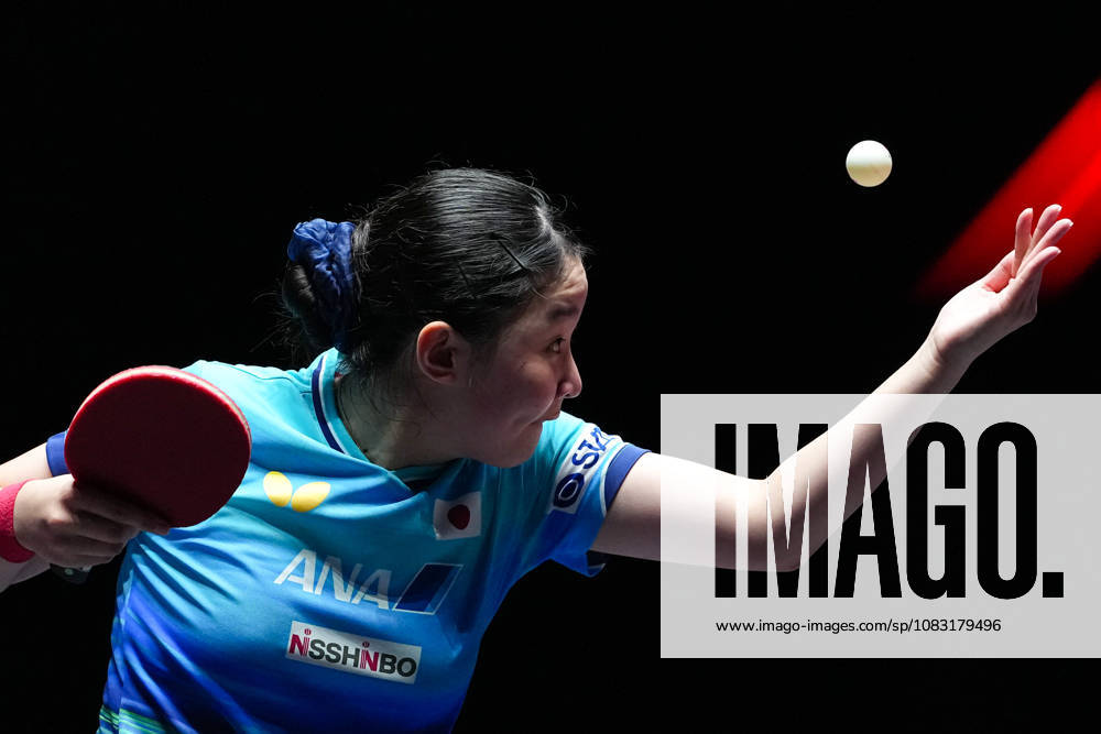 (260913) -- MACAO, Sept. 13, 2026 -- Harimoto Miwa of Japan serves during the women s singles final match against Chen Yi of China at the 2026 World Table tennis, Tischtennis (WTT) Champions Macao in Macao, south China, Sept. 13, 2026. ) (SP)CHINA-MACAO-TABLE TENNIS-WTT-WOMEN S SINGLES-FINAL (CN) CheongxKamxKa