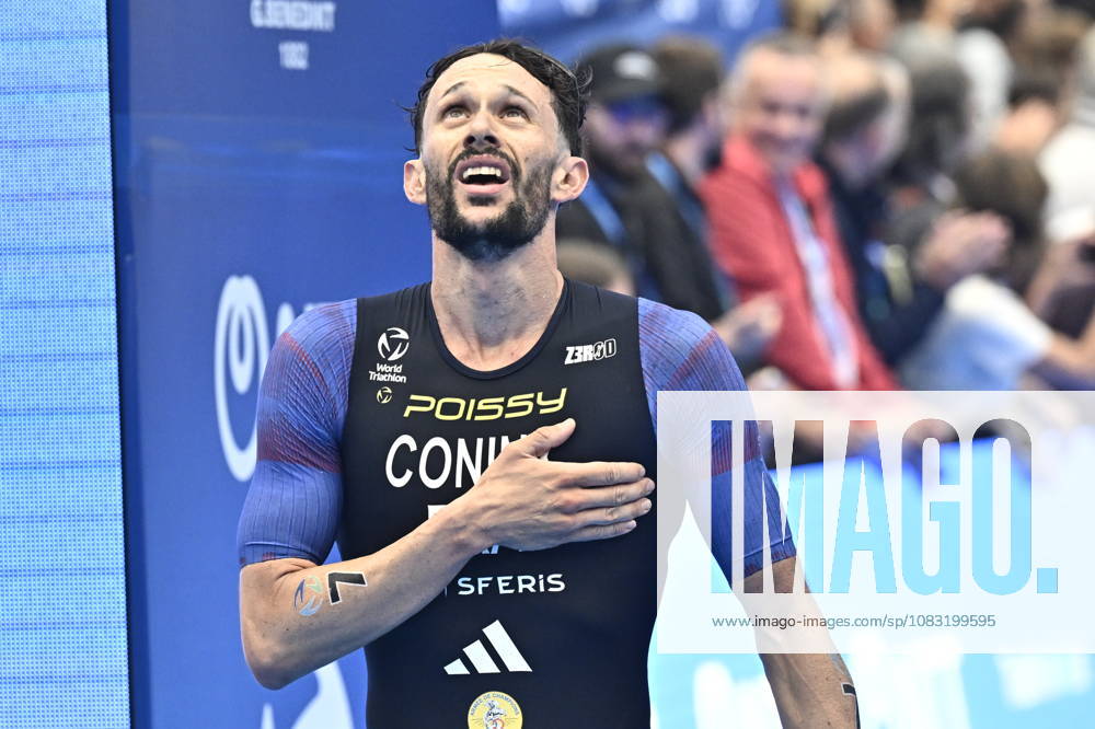 Triathlon World Championship, WM, Weltmeisterschaft races, men, September 13, 2026, Karlovy Vary, Czech Republic. Winner Dorian Coninx of France. (CTKxPhoto OndrejxHajek) CTKPhotoP2026091304194 CTKPhotoP2026091304194