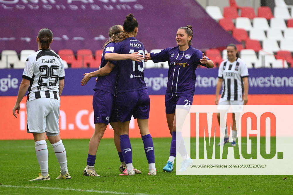 Goal celebration: SGS Essen, Women s Bundesliga 2, SGS Essen vs. FC Ingolstadt, September 13, 2026. Goal celebration: SGS Essen, Women s Bundesliga 2, Matchday 6, SGS Essen vs. FC Ingolstadt on September 13, 2026, at the Stadion an der Hafenstraße, Essen. Final score: 1–1 in front of 1,031 spectators