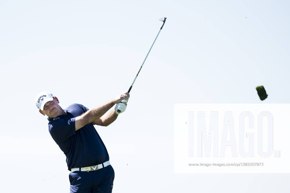 Thomas Björn, Denmark, on the second day of the Nordea Masters golf tournament on June 5, 2015, in Bara, Sweden